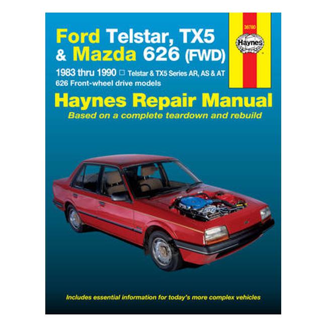 Ford Telstar, TX5 AR, AS, AT/Mazda 626 1983-1990 Repair Manual - Larry Warren