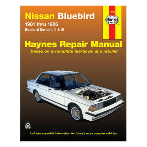 Nissan Bluebird Series I, II, III 1981-1986 Repair Manual-Marston Moor