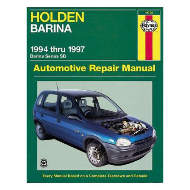 Holden Barina SB 1994-1997 Repair Manual - Steve Rendle