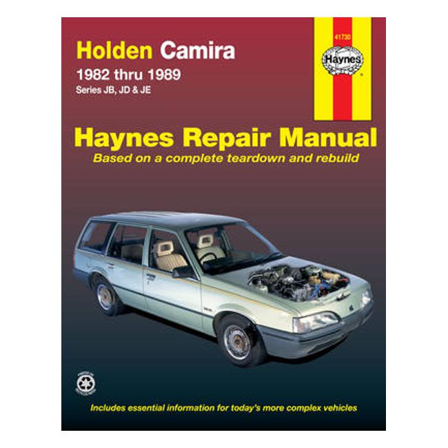 Holden Camira JB, JD, JE 1982-1989 Repair Manual - Steve Rendle