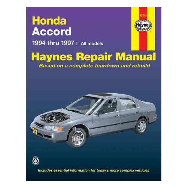 Honda Accord 1994-1997 Repair Manual - Jay Storer