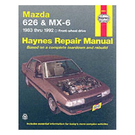 Mazda 626, MX-6 FWD models 1983-1992 Repair Manual-Marston Moor
