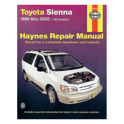 Toyota Sienna Automotive Repair Manual: 1998 to 2002-Marston Moor