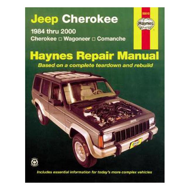 Jeep Cherokee, Comanche, Wagoneer Ltd Petrol 1984-2001 Repair Manual - Haynes