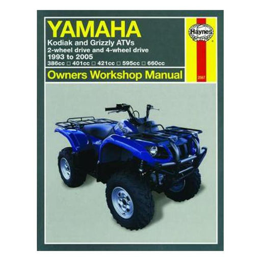 Yamaha Kodiak&Grizzly 386/401/421/595/660cc 1993-2005 Repair Manual-Marston Moor