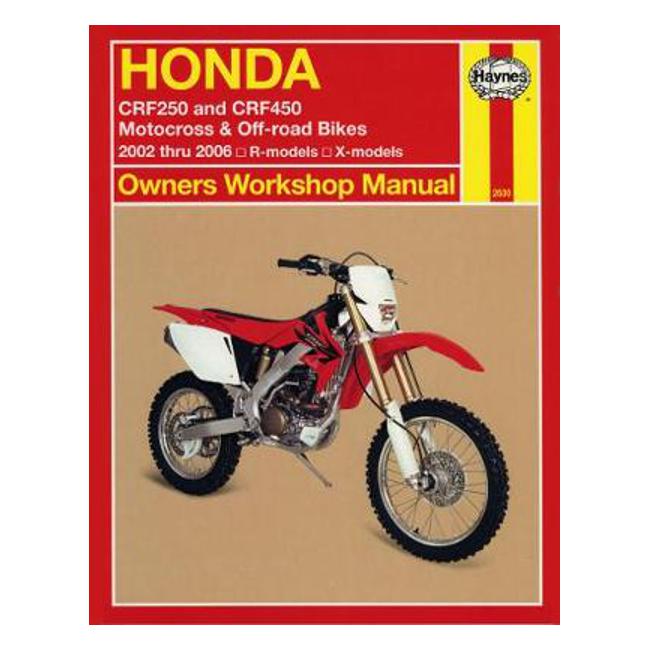 Honda CRF250R/CRF250X/CRF450R/CRF450X 2004-2006 Repair Manual - Haynes Publishing