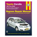 Toyota Corolla AE101, AE102, AE112, ZZE122 1997-2006 Repair Manual-Marston Moor