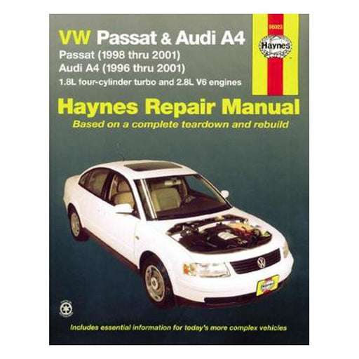VW Passat & Audi A4 1996-2005 Repair Manual-Marston Moor