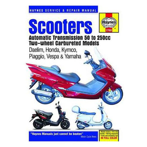 Scooters Automatic Transmission, 50 To 250Cc Two-W: Daelim, Honda, Kymco, Piaggio, Vespa & Yamaha-Marston Moor