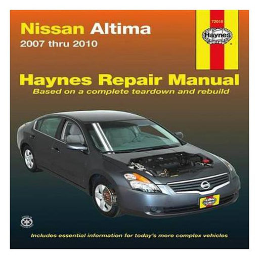 Nissan Altima Service and Repair Manual: 2007 to 2010-Marston Moor
