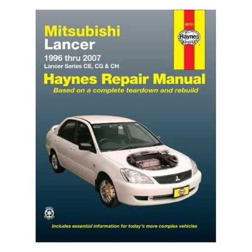 Mitsubishi Lancer, Mirage CE, CG, CH 1996-2007 Repair Manual-Marston Moor