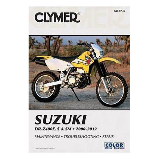 Suzuki DR-Z400E, S & SM 2000-2012 Repair Manual-Marston Moor