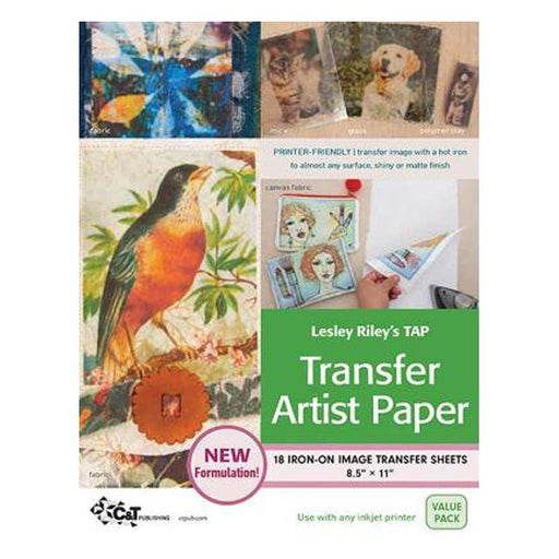 Lesley Riley's TAP Transfer Artist Paper, 18 Sheet Pack: 18 Iron-on Image Transfer Sheets-Marston Moor