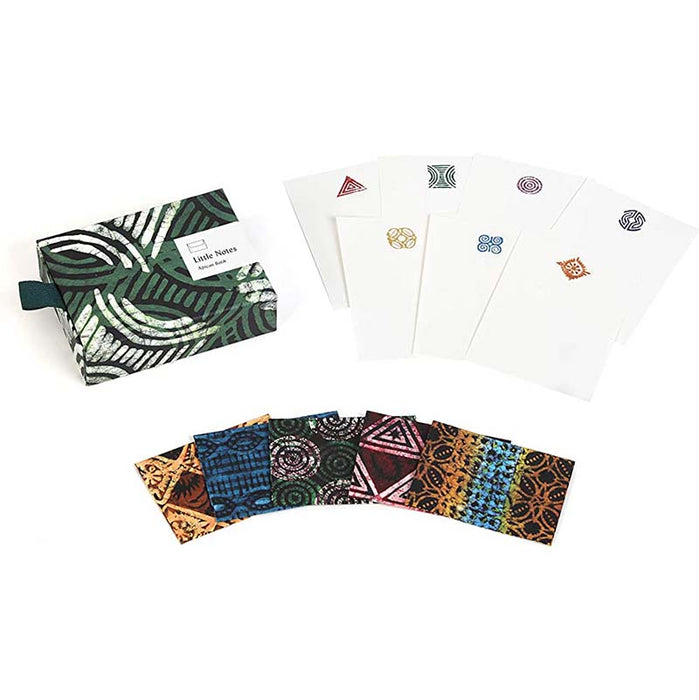 Little Notes - African Batik - 30 Writing Sheets And Envelopes