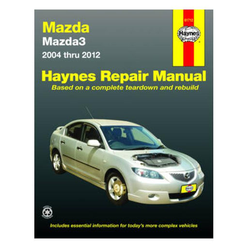 Mazda Mazda3 BK, BL 2004-2013 Repair Manual-Marston Moor