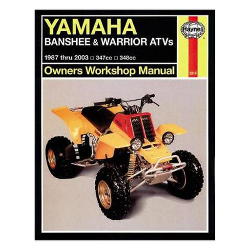 Yamaha Banshee/Warrior/Raptor 347/348cc 1987-2010 Repair Manual-Marston Moor