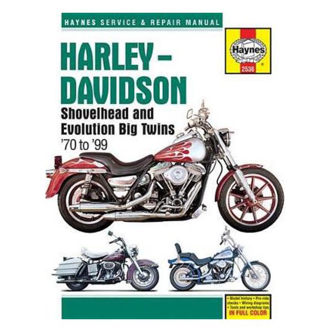 Harley-Davidson Shovelhead & Evolution Twins 1970-1999 Repair Manual - Haynes Publishing