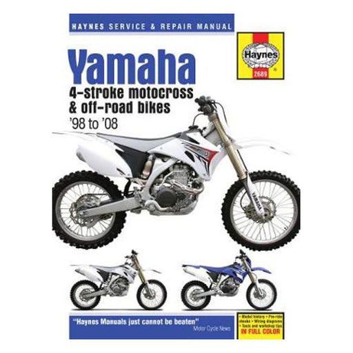 Yamaha YZ & WR 4-stroke Motocross Bikes 1998-2008 Repair Manual-Marston Moor