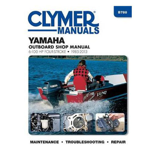 Yamaha 6-100 Hp Clymer Outboard Motor Repair Manual-Marston Moor