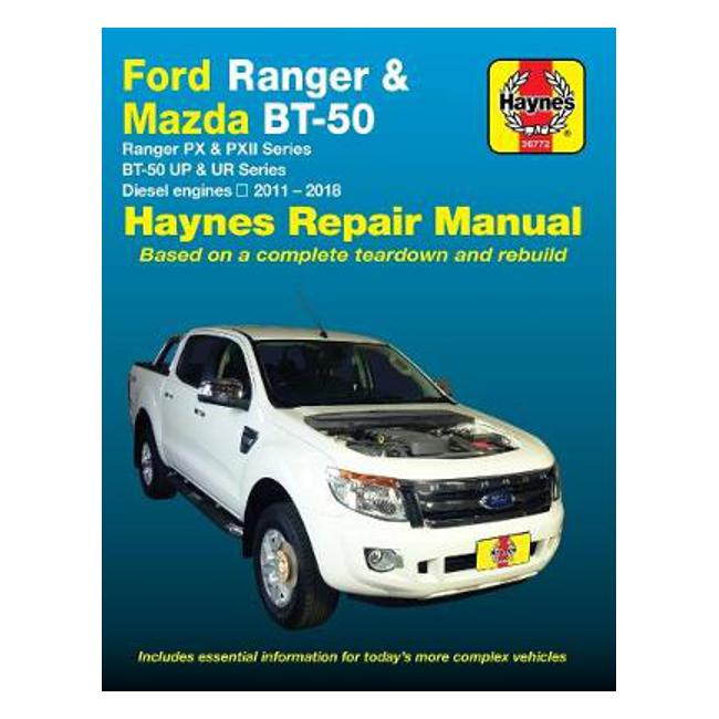 Ford Ranger/Mazda BT-50 2011 - 2018 Repair Manual - Haynes Manuals