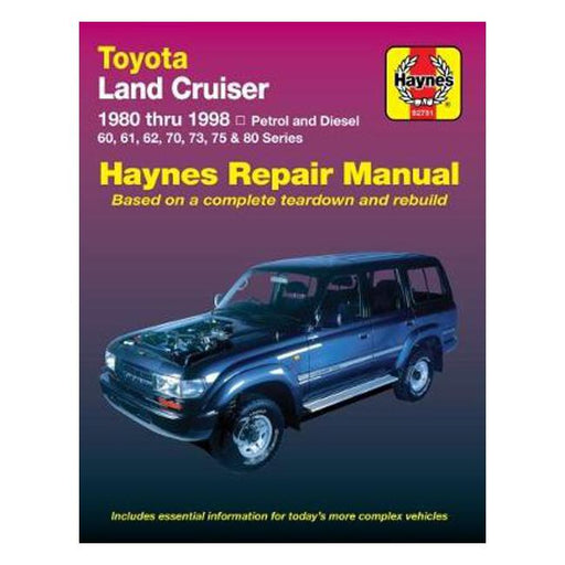Toyota Land Cruiser FJ, FZJ, HJ, HZJ, HDJ 1980-1998 Repair Manual-Marston Moor