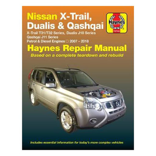 Nissan X-Trail 2007-2018, Dualis 2007-2014, Qashqai 2014-2018 Repair Manual-Marston Moor