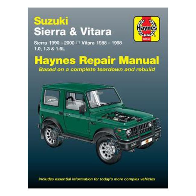 Suzuki Sierra 1990-2000/Vitara 1988-1998 Repair Manual-Marston Moor