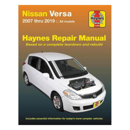 Nissan Versa (Tiida) 2007-2019 Repair Manual-Marston Moor