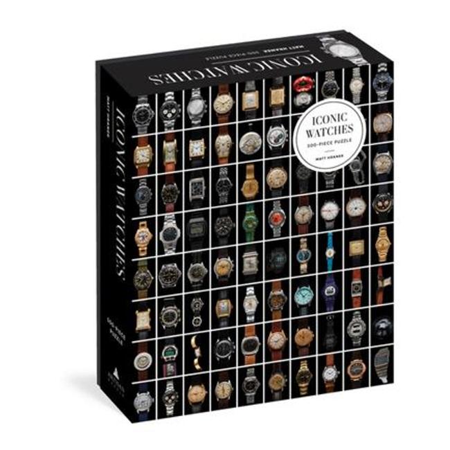 Iconic Watches 500-Piece Puzzle - Matt Hranek; Artisan Puzzle