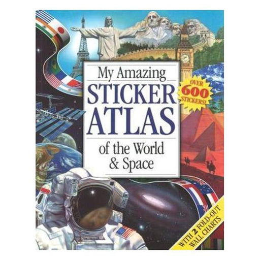 My Amazing Sticker Atlas Of The World & Space-Marston Moor