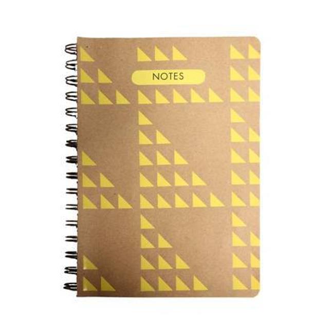 Geoart: Medium Spiral-Bound Notebook