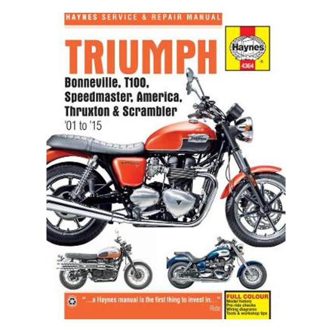 Triumph Bonneville, T100 2001-2015 Repair Manual-Marston Moor