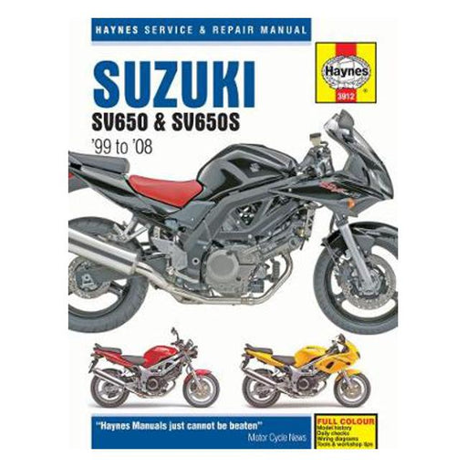 Suzuki SV650, SV650S, SV650SA & SV650A 1999-2008 Repair Manual-Marston Moor