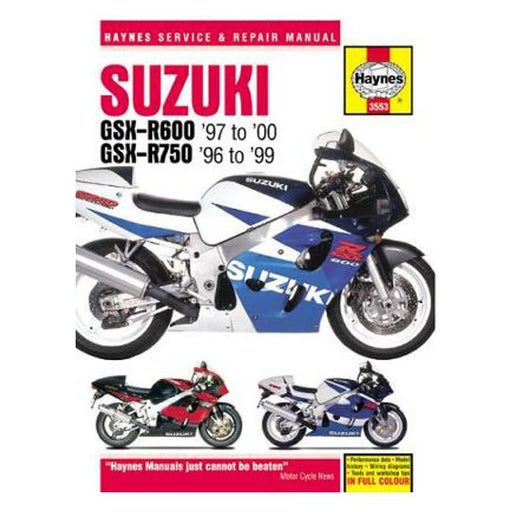 Suzuki GSX-R600 1997-2000, GSX-R750 1996-1999 Repair Manual-Marston Moor