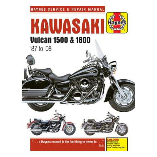 Kawasaki Vulcan 1500 87-08& 1600 2003-2008 Repair Manual-Marston Moor