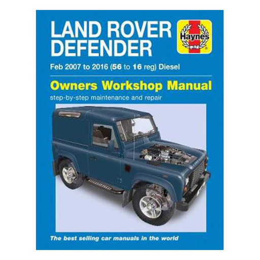 Land Rover Defender Diesel 2007-2016 Repair Manual-Marston Moor