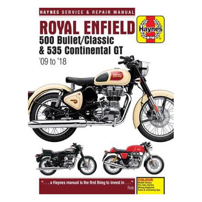 Royal Enfield 500 2009-2018 & Continental GT 2013-2018 Repair Manual-Marston Moor