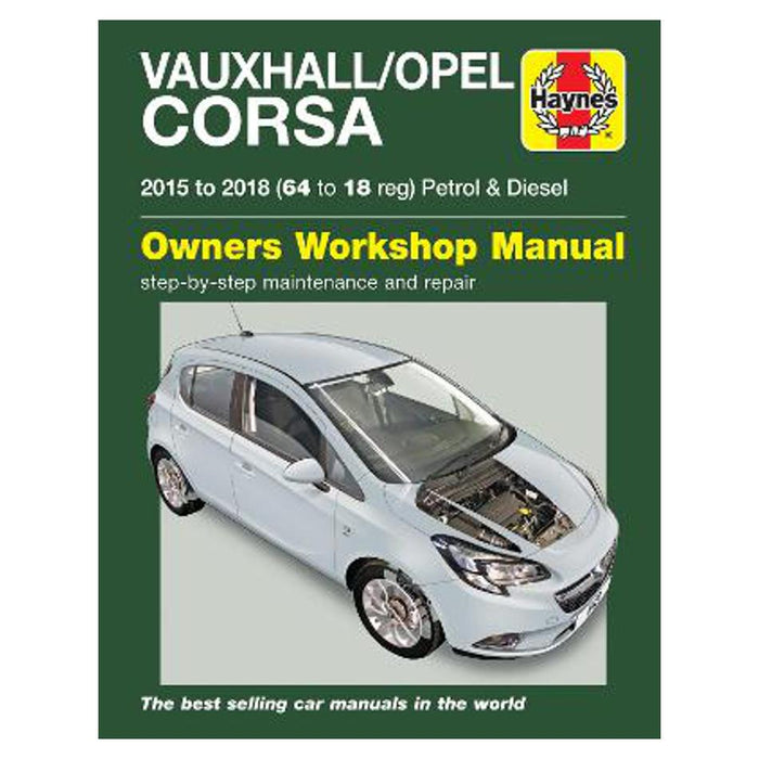 Vauxhall/Opel Corsa 2015-2018 Repair Manual