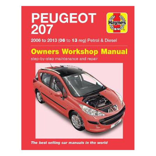 Peugeot 207 2006-2013 Repair Manual-Marston Moor