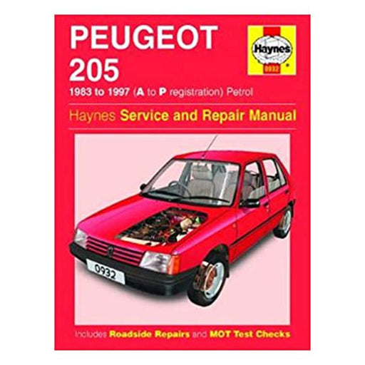Peugeot 205 1983-1997 Repair Manual-Marston Moor