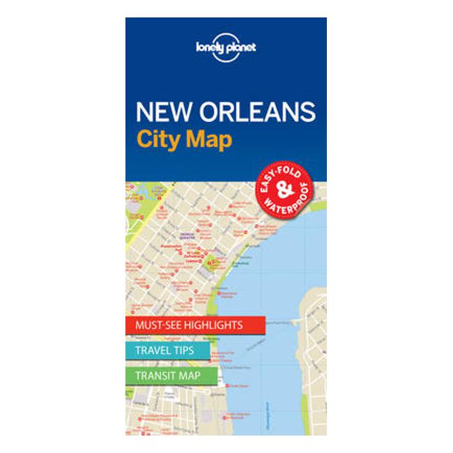 Lonely Planet New Orleans City Map-Marston Moor