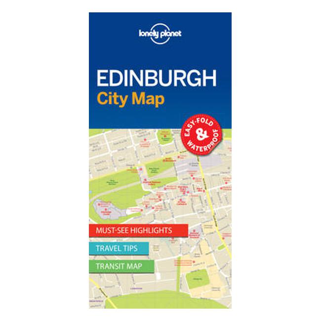 Lonely Planet Edinburgh City Map-Marston Moor