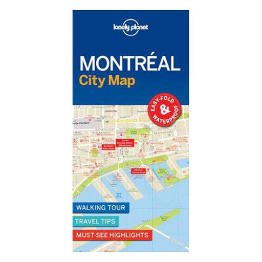 Lonely Planet Montreal City Map-Marston Moor