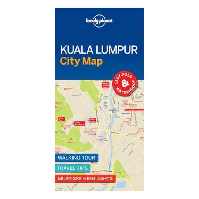 Lonely Planet Kuala Lumpur City Map-Marston Moor