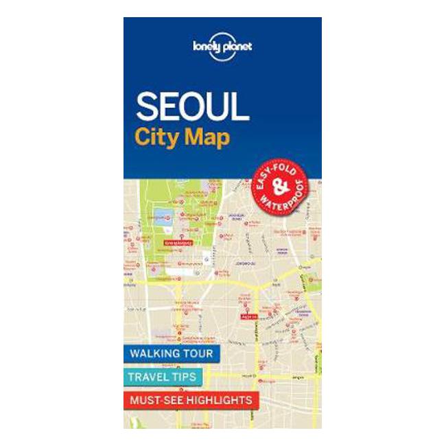 Lonely Planet Seoul City Map-Marston Moor