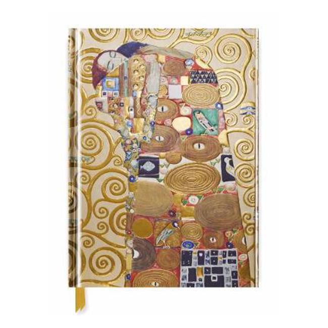 Gustav Klimt: Fulfilment (Blank Sketch Book) - Flame Tree Studio