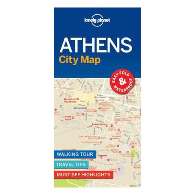 Lonely Planet Athens City Map-Marston Moor