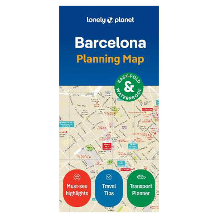 Lonely Planet Barcelona City Map