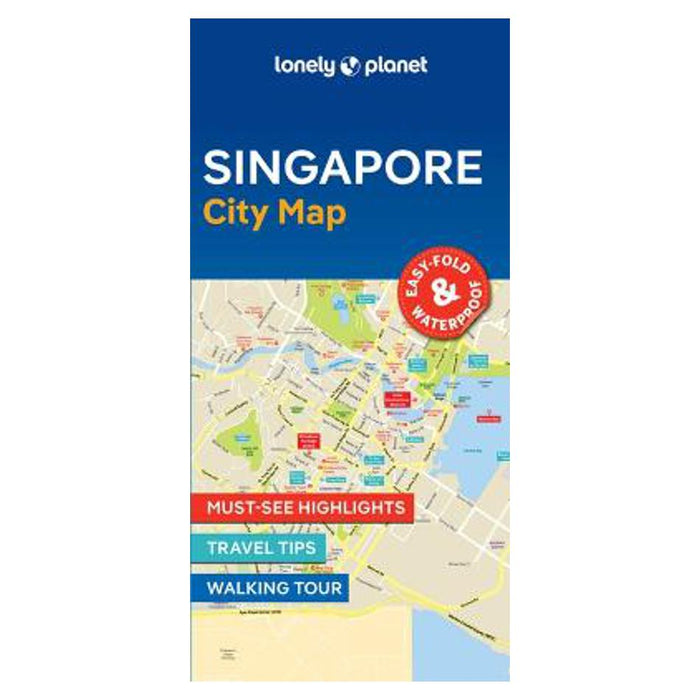 Lonely Planet Singapore City Map