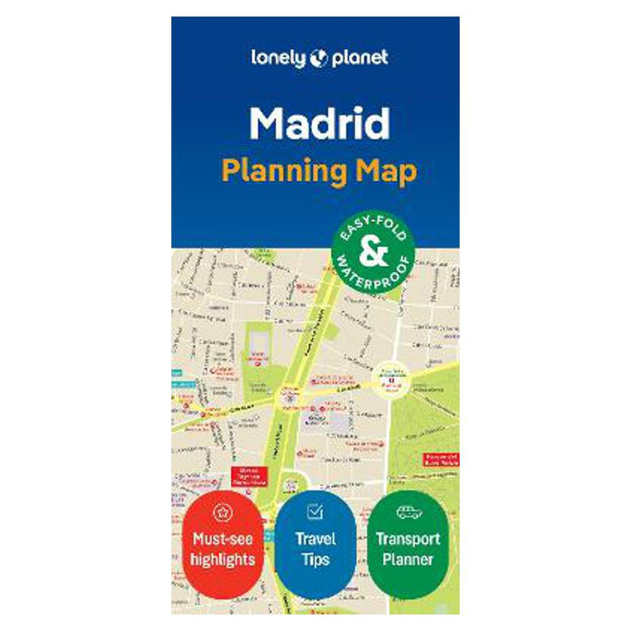 Lonely Planet Madrid City Map